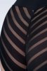 Julimex Body 119 Mesh Body Open Biust Czarne